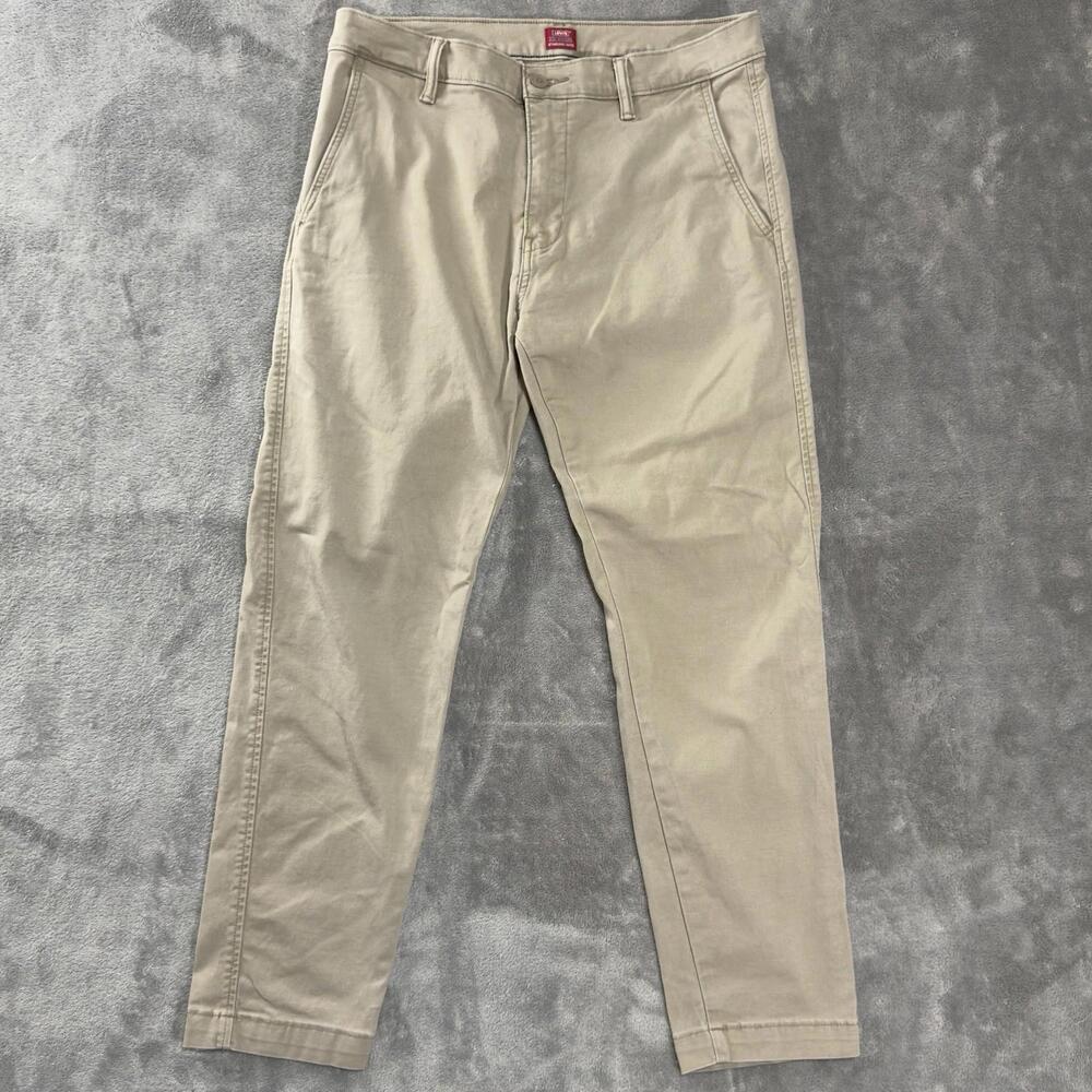 Levi's Pants Mens Sz 32x30 Beige XX Chino Slim Taper Stretch Modern City Casual